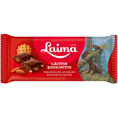 Шоколад lacitis kepainitis млечен 90гр