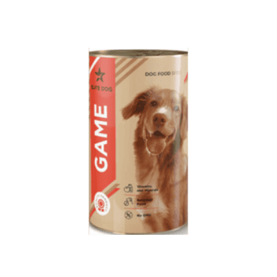 Храна за кучета Елит Дог дивеч 1250 гр