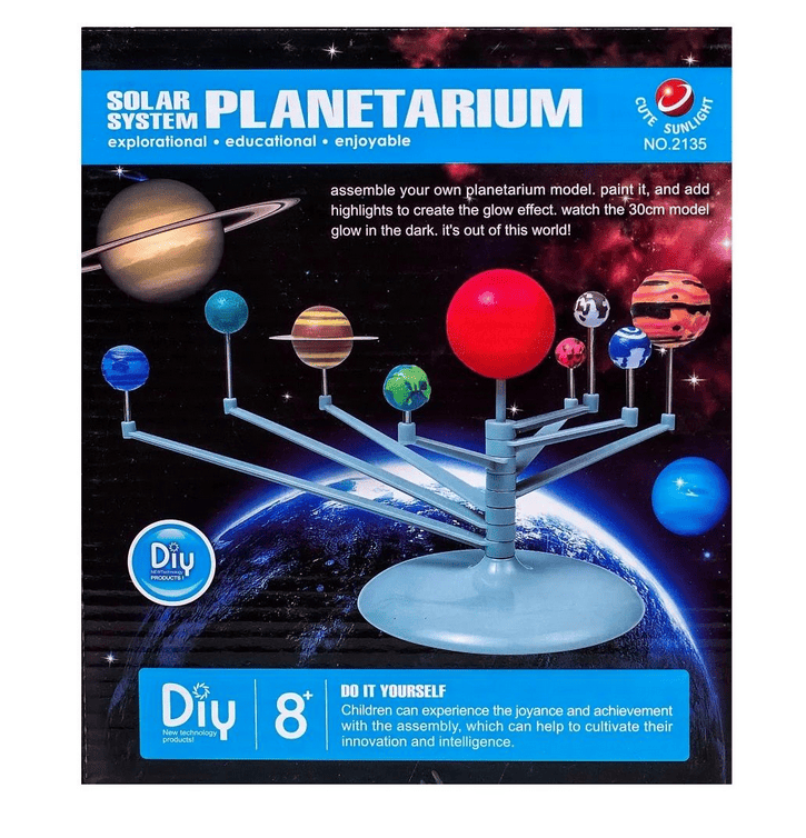 Игра 3D Слънч.система за сглоб. и оцвет.