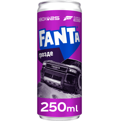 Газ.напитка Fanta грозде  кен 0.25л