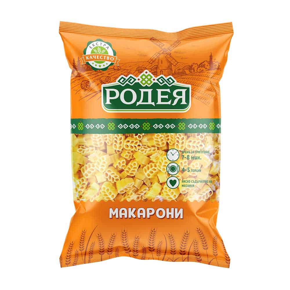 Макарони житен клас Родея 350 гр