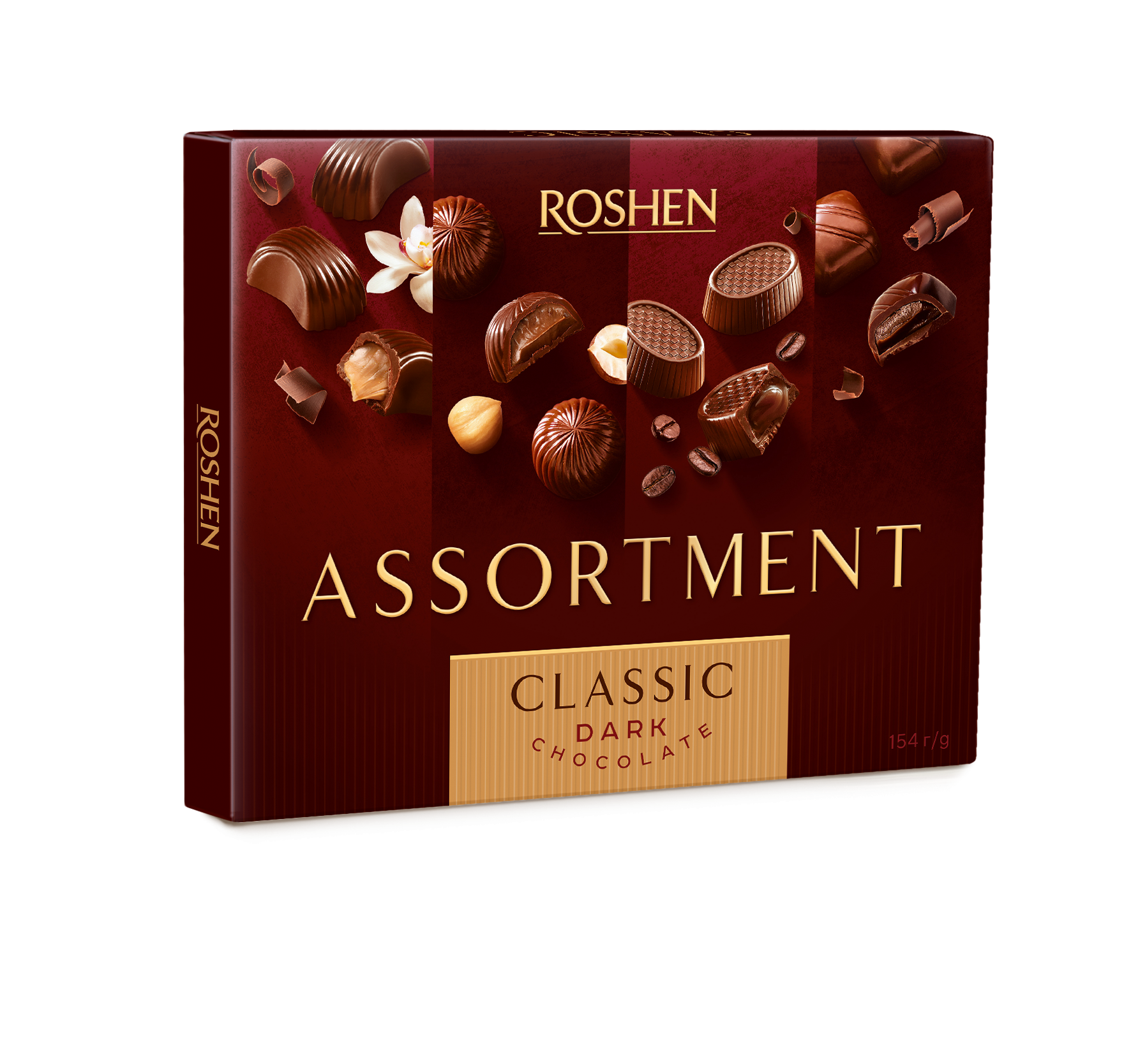 Шок. бонбони Roshen Асорти Dark 154гр