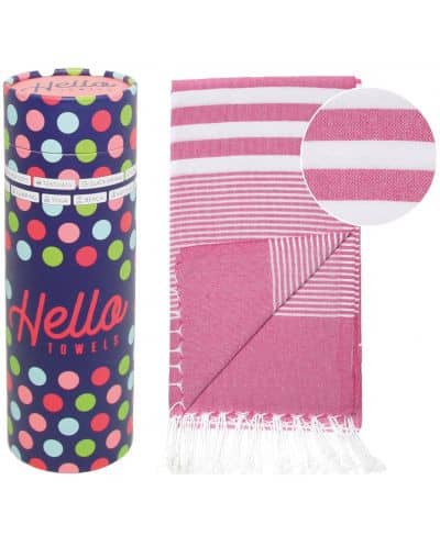 Плажна кърпа Hello towels malibu розова