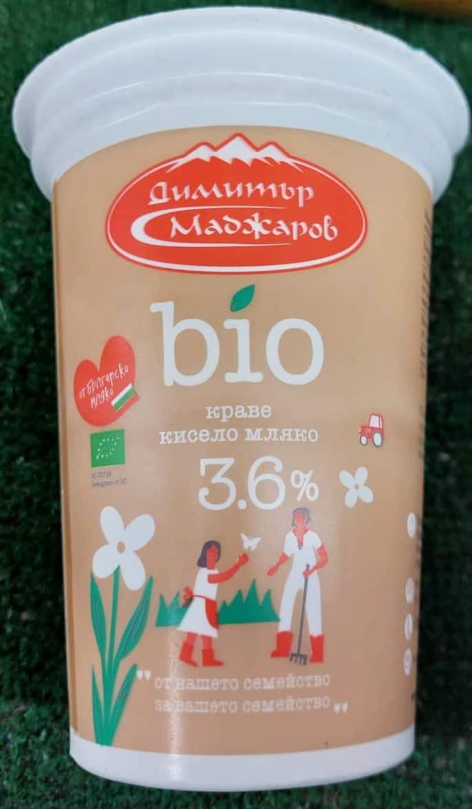 Био Кисело мляко Маджаров 3.6% 400гр