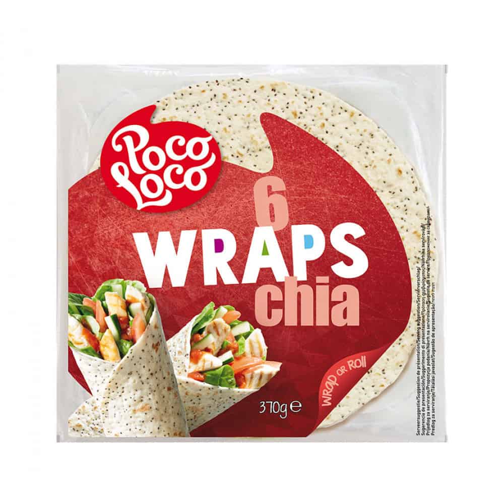 Тортила с чиа, Poco Loco, 370гр