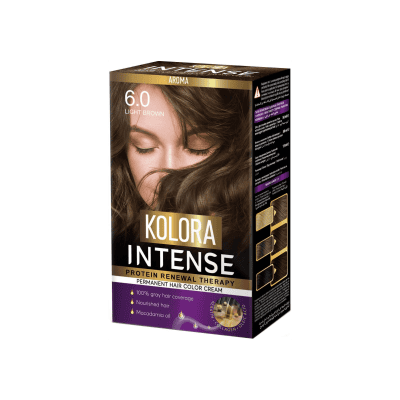 Боя за коса Aroma Kolora 6.0 светло кафяв