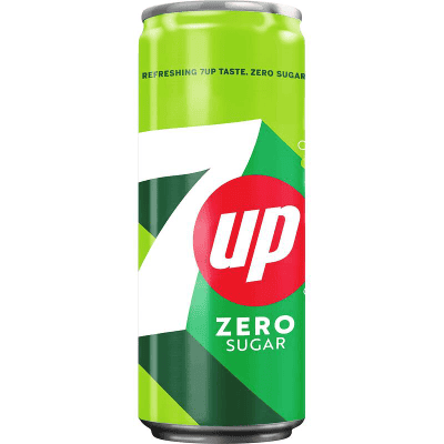 Газирана безалкох.напитка 7UP кен 330мл