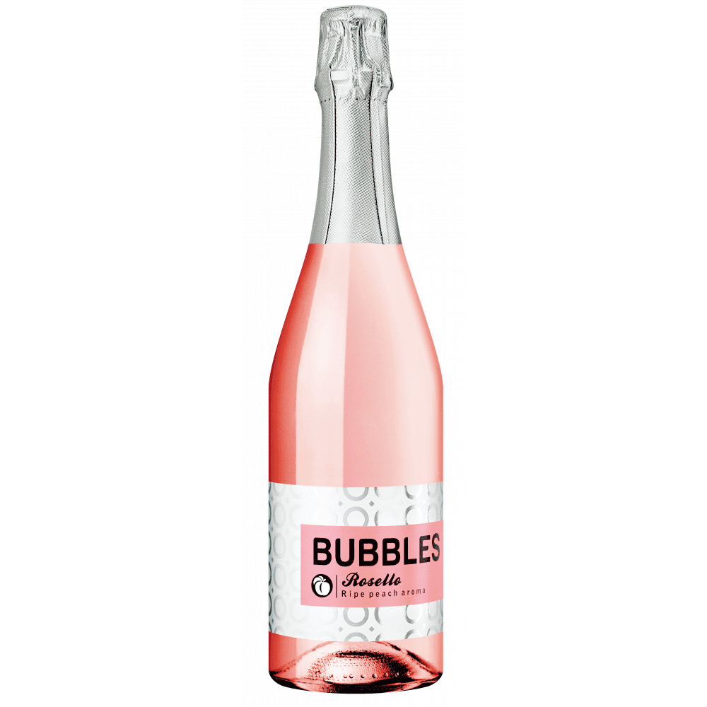 Пенливо вино Bubbles Розело 0,75 л