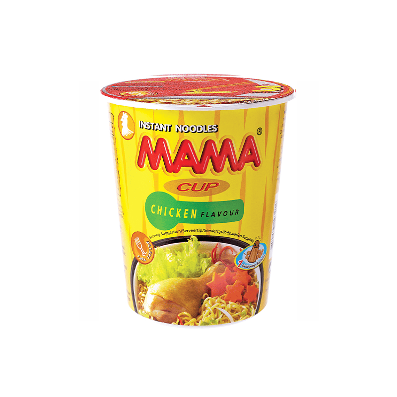 Пилешки инстантни нудли в чаша Mama 70гр