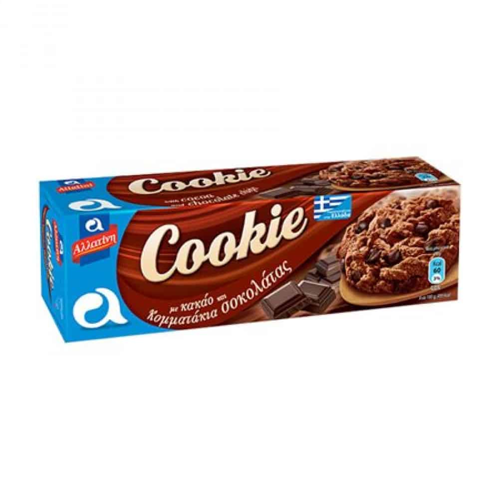 Б-ти Алатини Cookie какао/шок.парч.  175гр