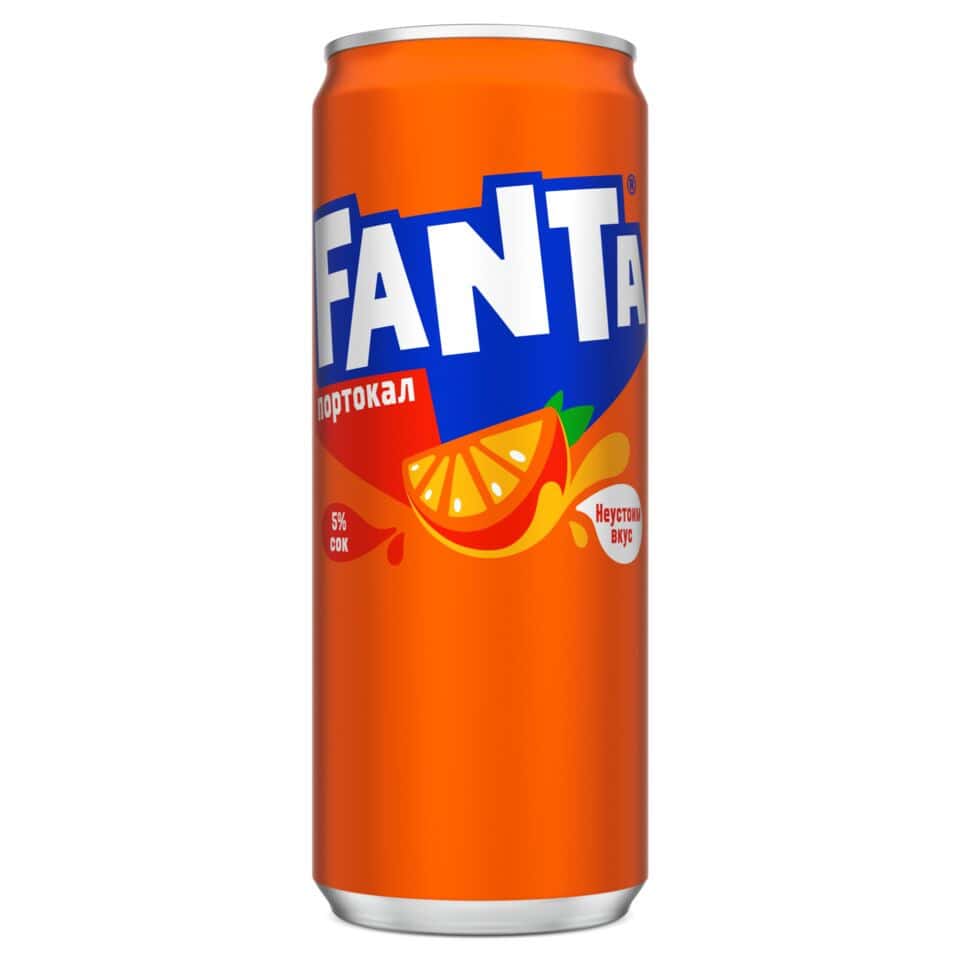 Fanta Портокал кен 330мл