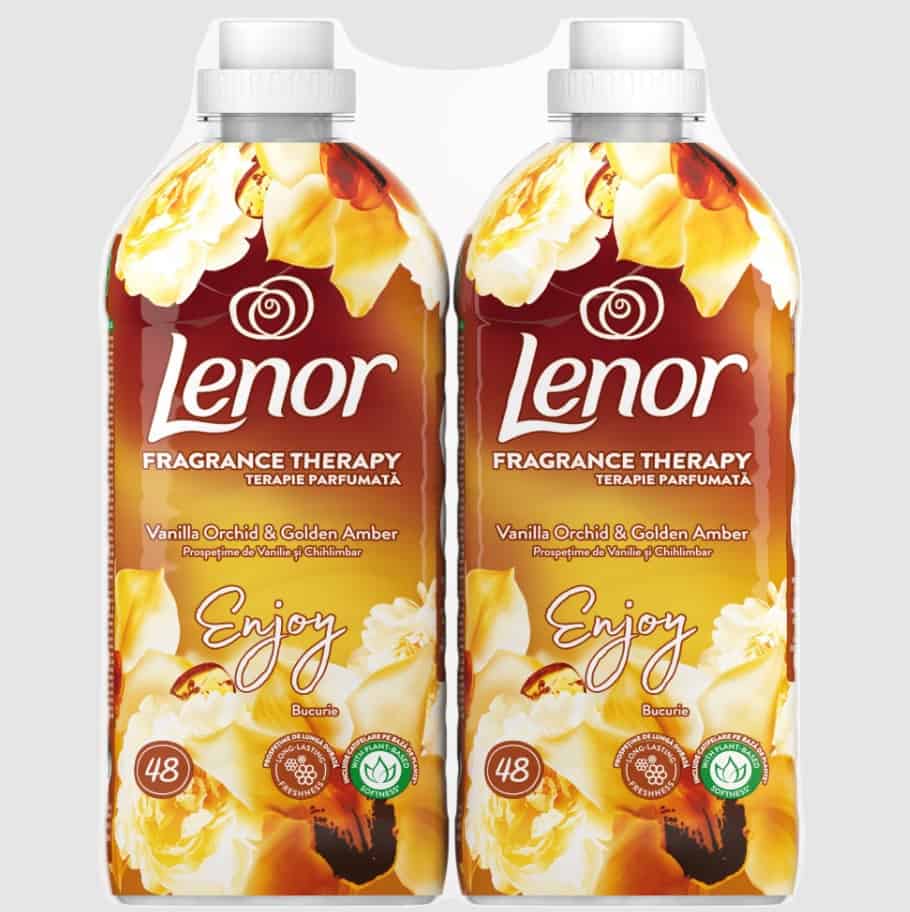  Омекотител Lenor Vanilla Orchid 2x1.2л