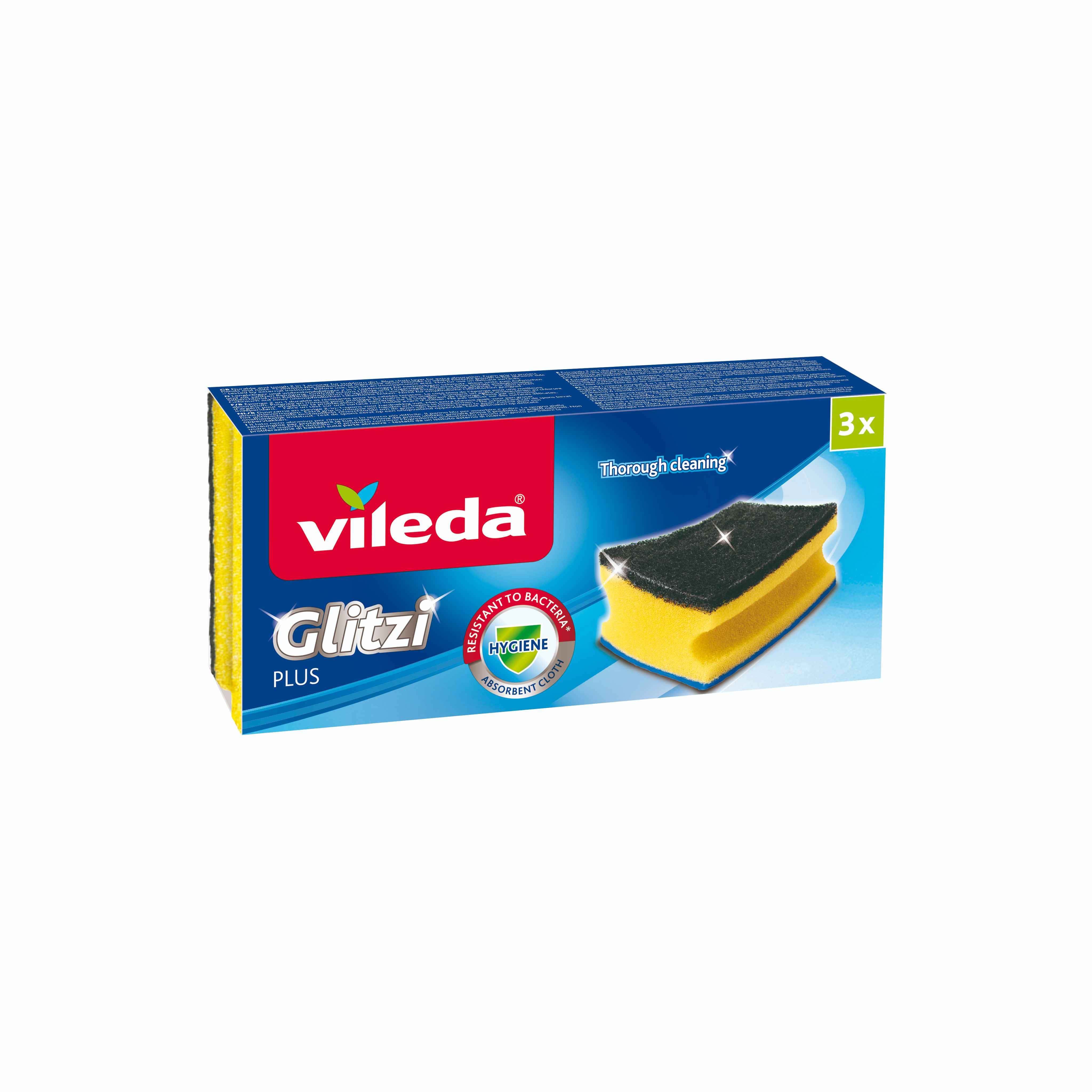 Vileda glitzi plus кухненска гъба 3 бр