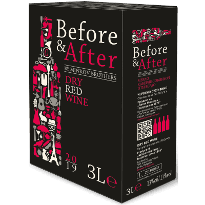 Червено вино Before&After 3л