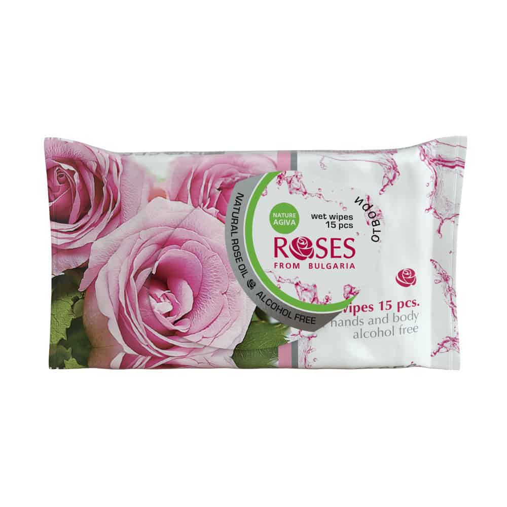 Влажни кърпи Roses 15 бр