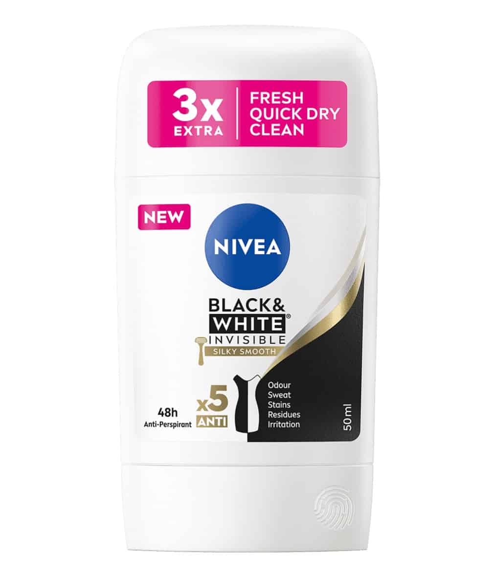 Дез.стик Nivea Black&White Silky Sm. 50мл