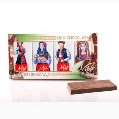 Шоколад Milete Носии 80 гр (4 бр х20гр)