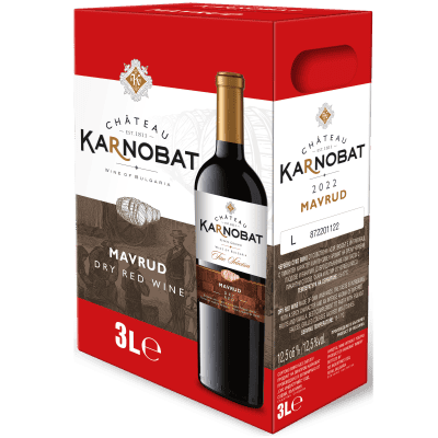 Червено вино Chateau Karnobat Мавруд 3л