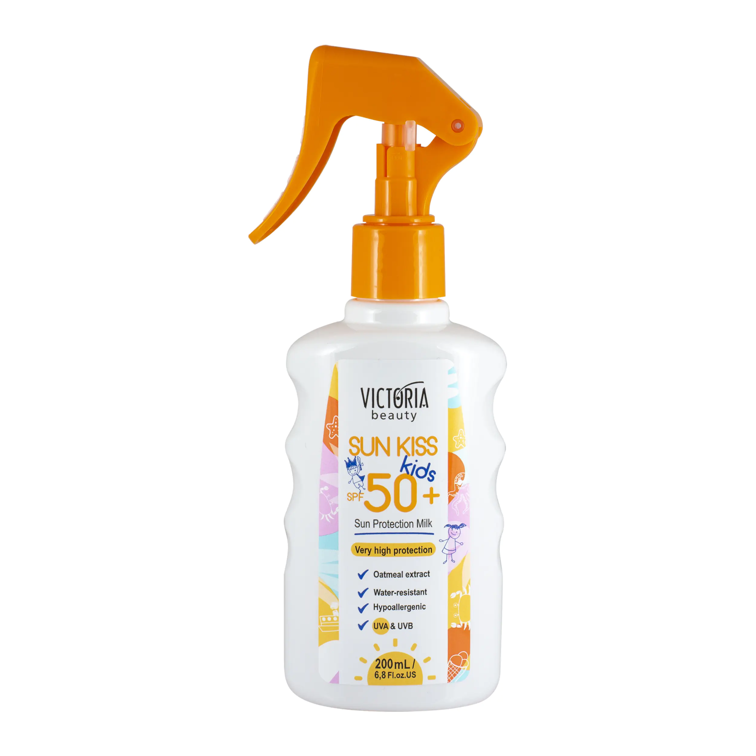 Мляко слънцез.VB Sun kiss kids SPF50 200мл