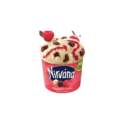 Сладолед Nirvana Малина/трюфел 150мл