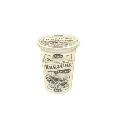 Сметана заквасена 25%  Baltais ТП 360гр