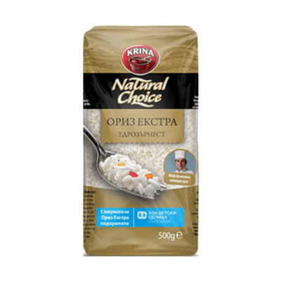 Ориз Krina Екстра едрозърнест 500 гр
