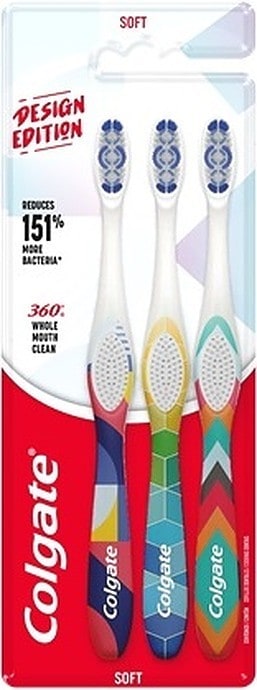 Четка Colgate 360 Design Edition, 3 броя