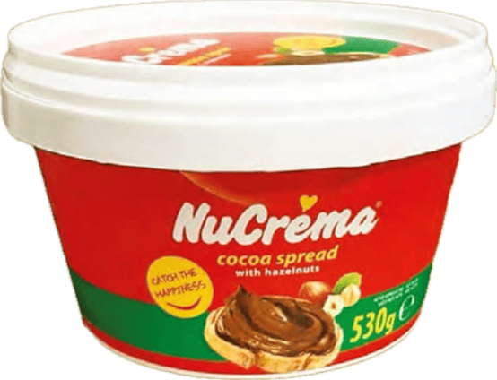 Какаов крем NuCrema с лешници 530гр