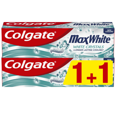 Паста Colgate Макс уайт 75мл 1+1