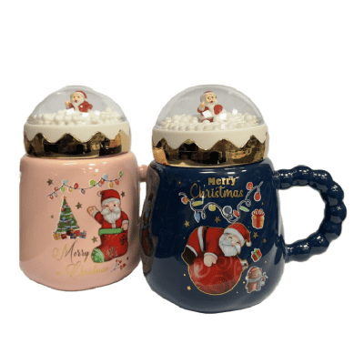 Коледна чаша с капак 12лв