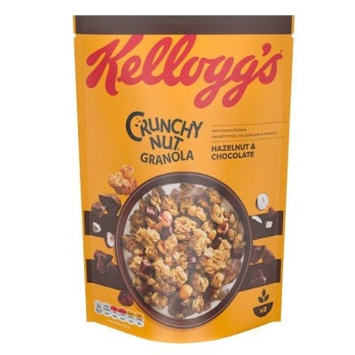 Гранола Kellogg`s шоколад и ядки 380 гр