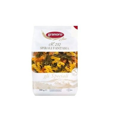 Макарони Granoro спирали 3 цвята 500гр