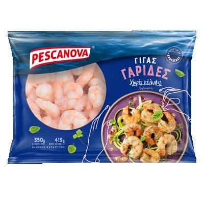 Бланширани скариди Гигас 350гр