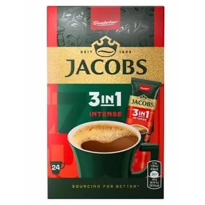 Разтворимо кафе Jacobs 3в1 Intense 11.1гр