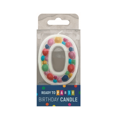 Свещ за рожден ден-0-двулицева-7.6см-1бр
