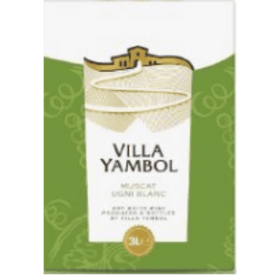 Вино вила ямбол мускат/юни блан 3л