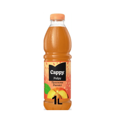 Плодова напитка Cappy Pulpy Праскова 1л