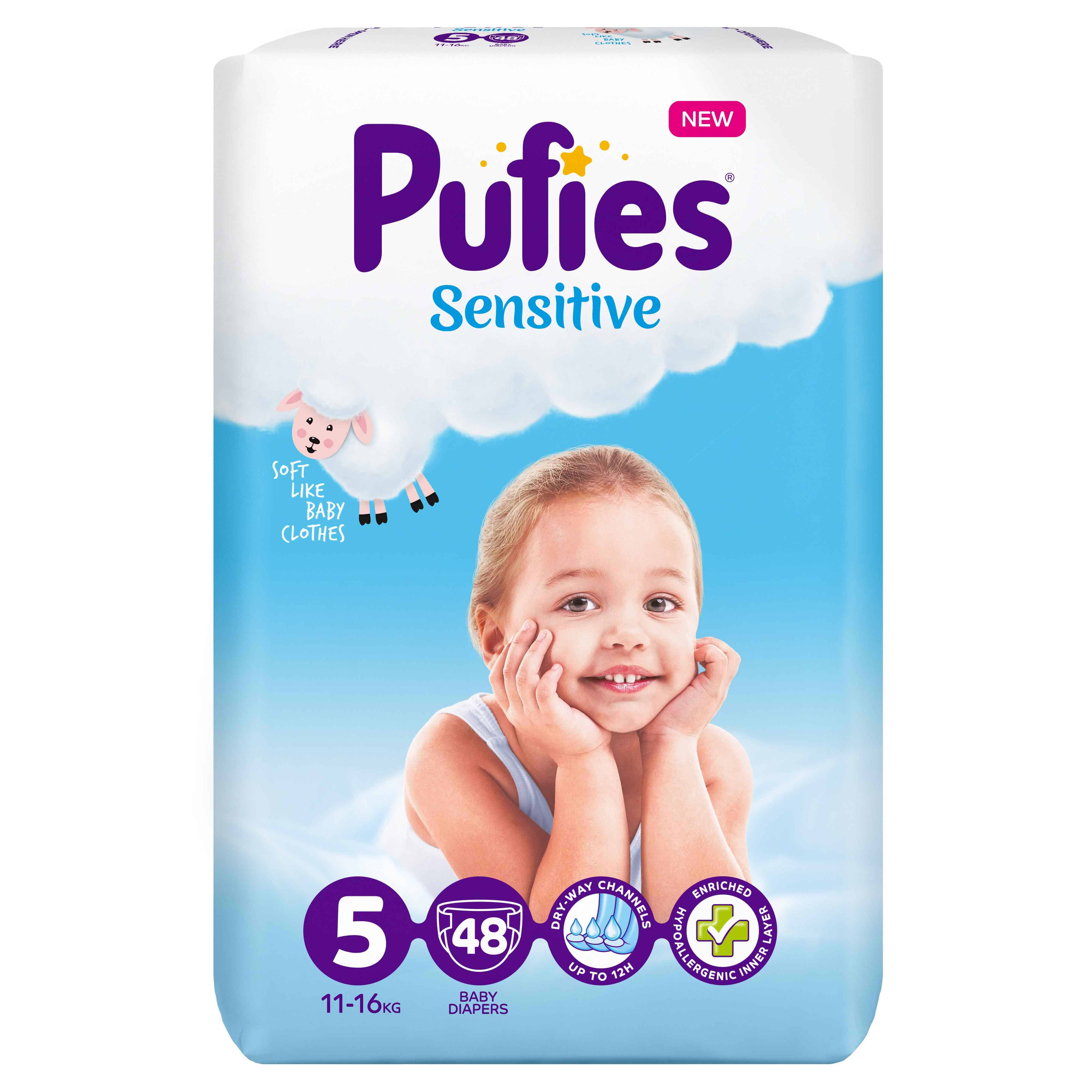 Пелени Pufies Sensitive Джуниър 48 бр