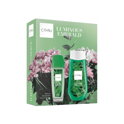 К-т C-THRU Emerald нат.спрей+душ гел