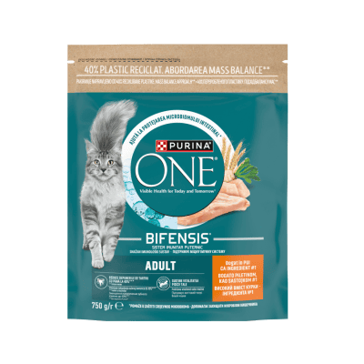 Храна purina one пиле 750гр коте