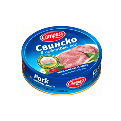Свинско в собствен сос Compass 180гр