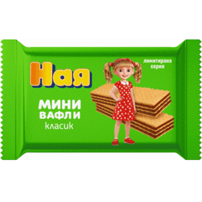 Мини вафли класик Ная 40гр