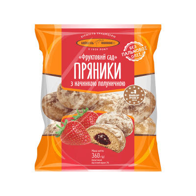 Пряники с ягодов пълнеж 360гр