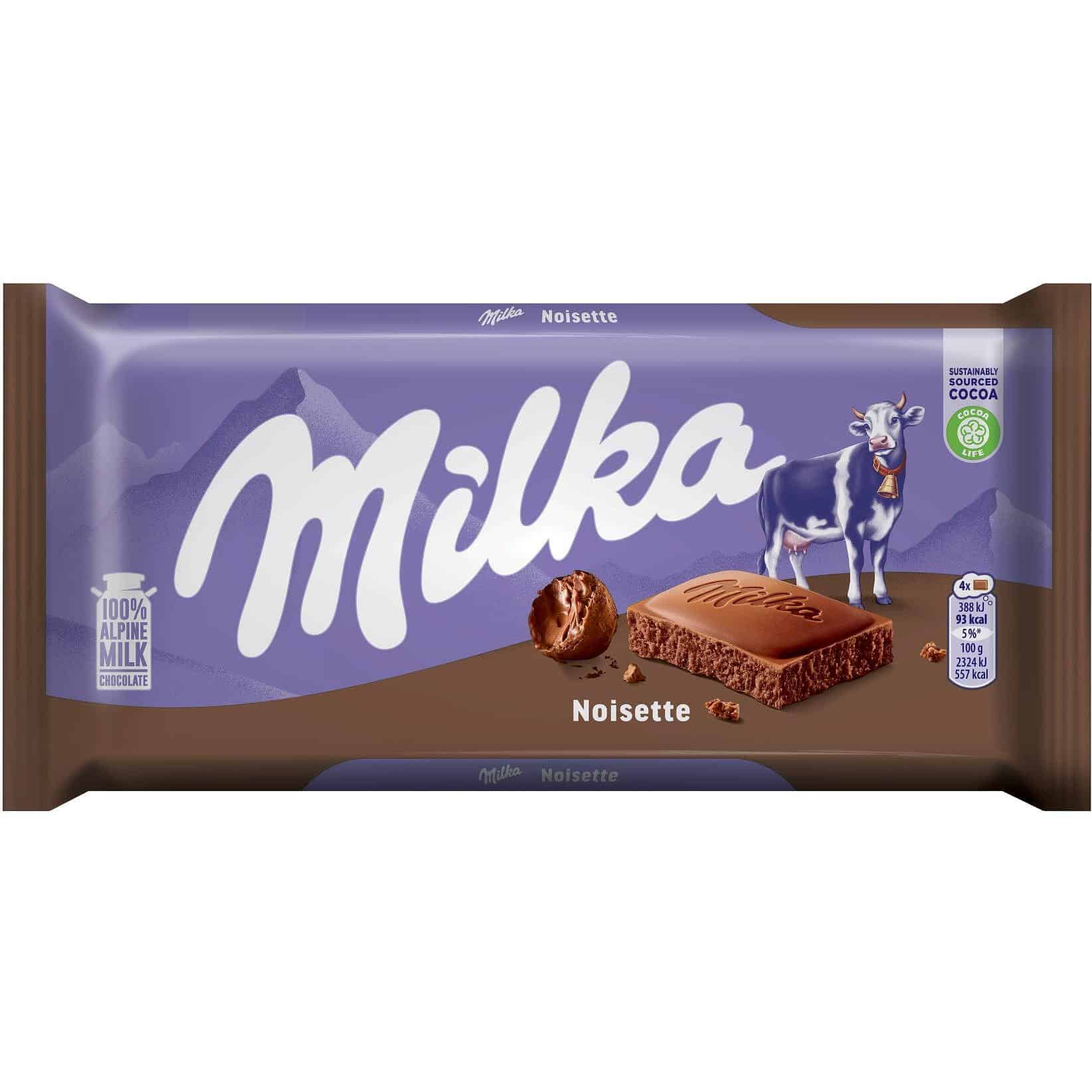 Шоколад Milka млени лешници 100гр