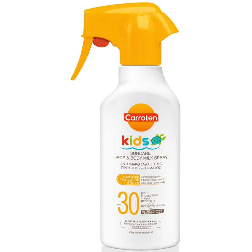 Мляко слънцез.Carroten kids SPF 30 270мл