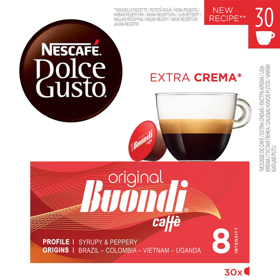 Nescafe DG Buondi капсули 30 бр