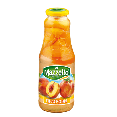 Компот от Mazzetto праскова 1л