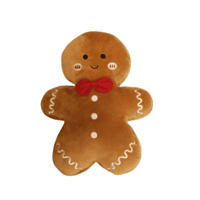 Плюшена коледна курабийка 25 см