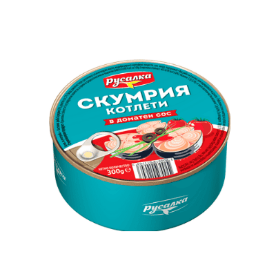 Скумрия Златна Русалка в доматен сос 300гр