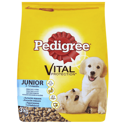 Pedigree Junior пиле 3 кг